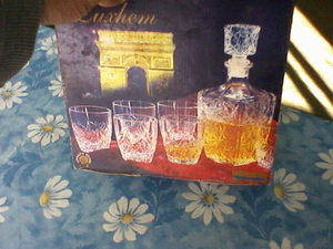 Графин,  6 стаканов. Производство Италия #1647288