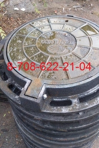 Люки чугунные Казахтелеком с замком ГОСТ 8591-76 #1656776