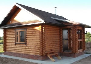 Строительство бани из блока,  сруба и бруса специалистами.  #1659455