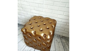 Пуфы с каретной стяжкой в Алматы. #1662253