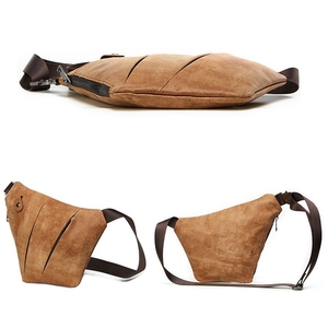 Сумка мужская через плечо из бычьей кожи #1666080