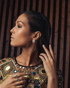 Серебряные серьги с монетками. #1672294