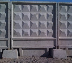 Строительные бетонные заборы. #1675506