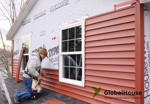 облицовка фасадов виниловым сайдингом #1680933