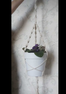 Кашпо подвесное. Комнатный декор. #1689133