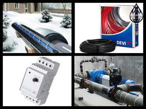 Греющий кабель для обогрева труб и кранов #1690353