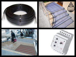 Греющий кабель для обогрева уличных площадок и лестниц #1690352