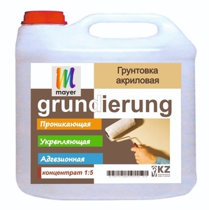Грунтовка акриловая концентрат 1:5 Mayer Grundierung #1701868