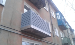 Обшивка балконов сайдингом.Низкие цены! Скидки! Акции! #1354281