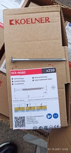 Шуруп кровельный Koelner 4.8х80 мм (250 шт) #1717154