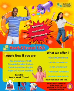 Работа и путешествие в США студентам #1716866