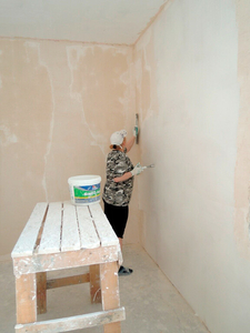 Левкас под обои под эмульсию. И т д. Стаж работы более 15 лет. Рита. #1723536