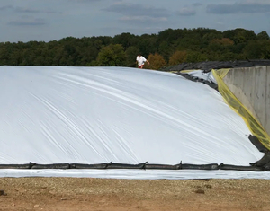 Пленка для укрытия силоса / сенажа,  пленка черная широкая #1724057