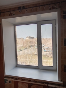 Установка пластиковых окон , дверей, обшивка балконов,  ремонт окон. #1724319