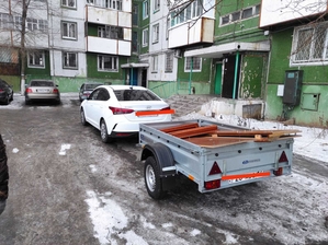 Грузоперевозки на легковом прицепе #1735320