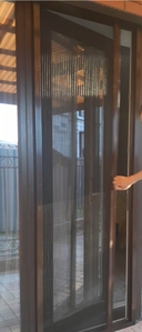 Раздвиженных москитных сетки плиссе для окна и двери и беседки #1735752