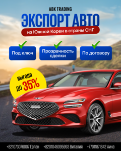 Экспорт автомобилей из Южной Кореи. #1737030