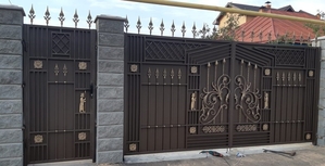 Ворота распашные или откатные (иранская ковка). Установка бесплатно. #1315837