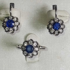 Продам золотой комплект 585 пробы с бриллиантами #1742748