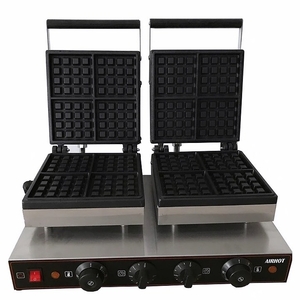 Вафельница Airhot WE-1BD BELGIAN Двойная используется на предприятиях общественн #1743765