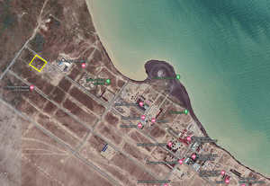 Продам 1 гектар на оз. Алаколь в с. Акши,  левый берег. #1745245