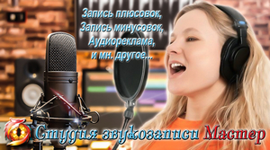 Студия звукозаписи. Запись голоса. Плюсовки. #1598471