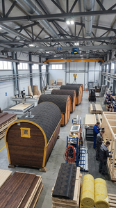 Бани-бочки под ключ от производителя! Быстро прогреваются,  компактные,  мобильные #1753249